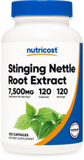 Nutricost Stinging Nettle Root Extract 7500mg, 120 Capsules
