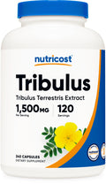 Nutricost Tribulus Terrestris 1500mg - 240 Capsules, 120 Servings, 45% Saponins, Non-GMO, Gluten Free