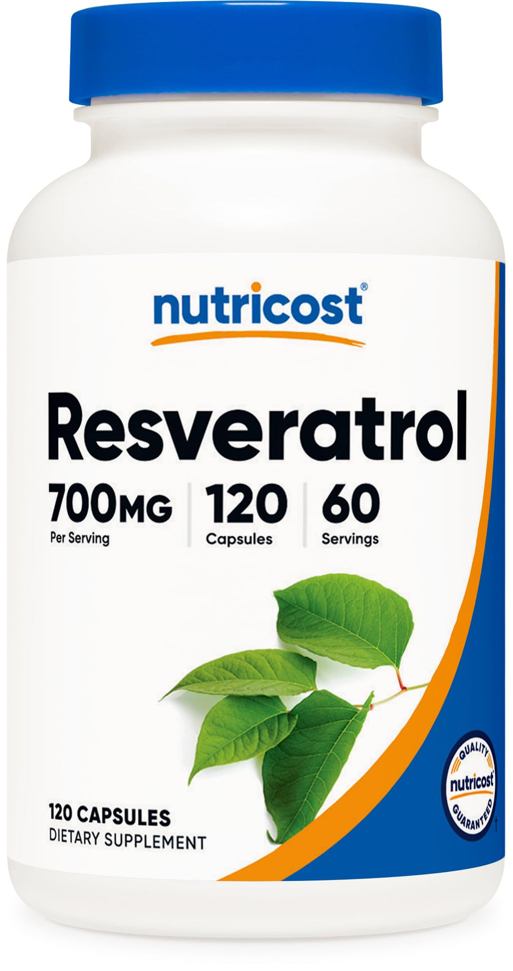 Nutricost Resveratrol 700mg - 120 Capsules | Vegan, Gluten Free, Non-GMO