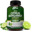 NutriFlair Citrus Bergamot 1400mg - 120 Vegan Capsules | Non-GMO