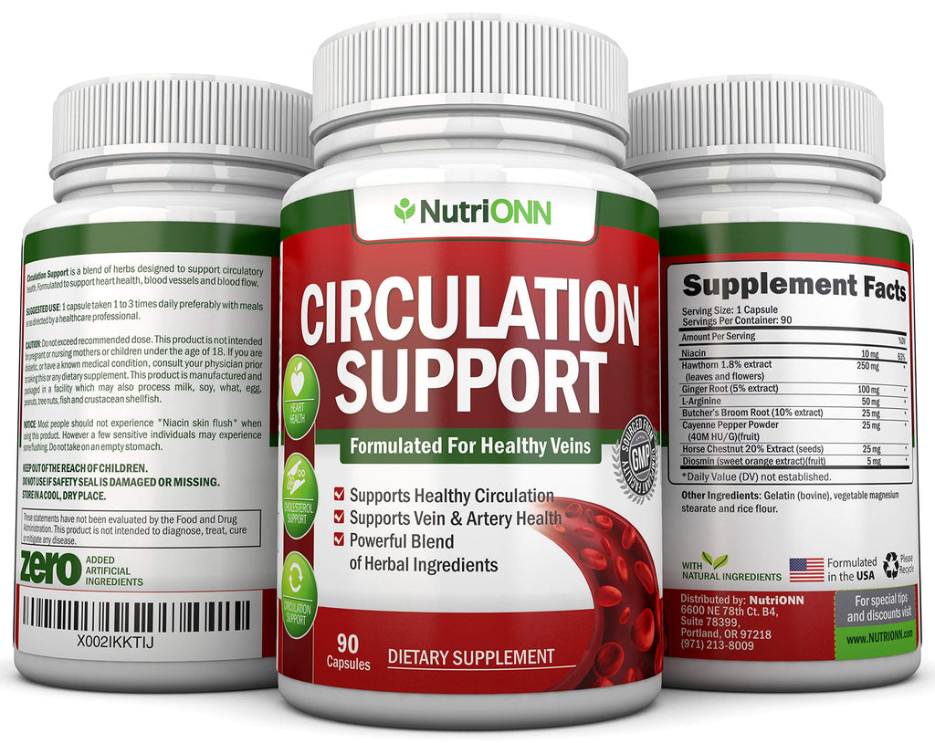 NutriONN Circulation Support – Blood Flow & Leg Comfort