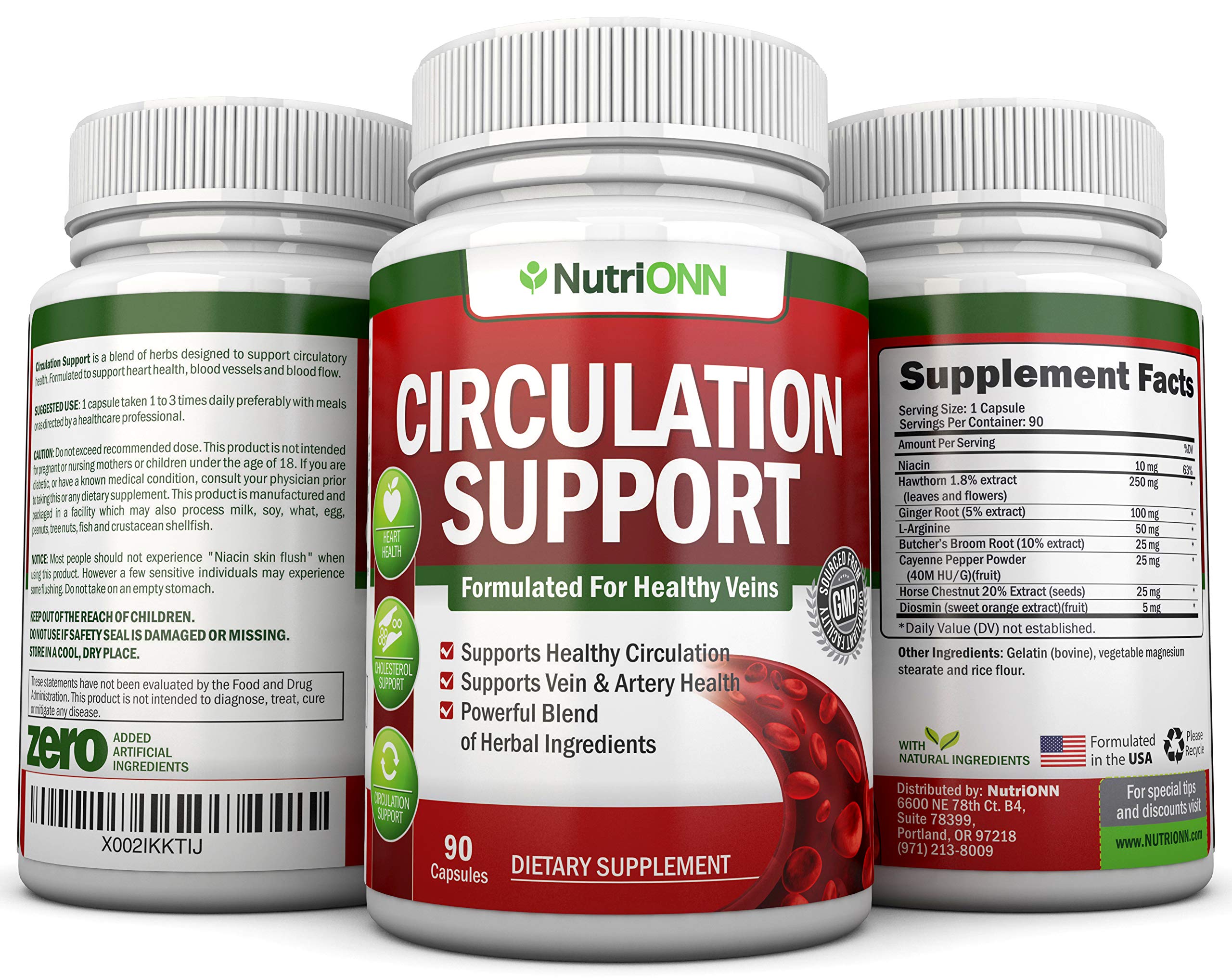 NutriONN Circulation Support – Blood Flow & Leg Comfort