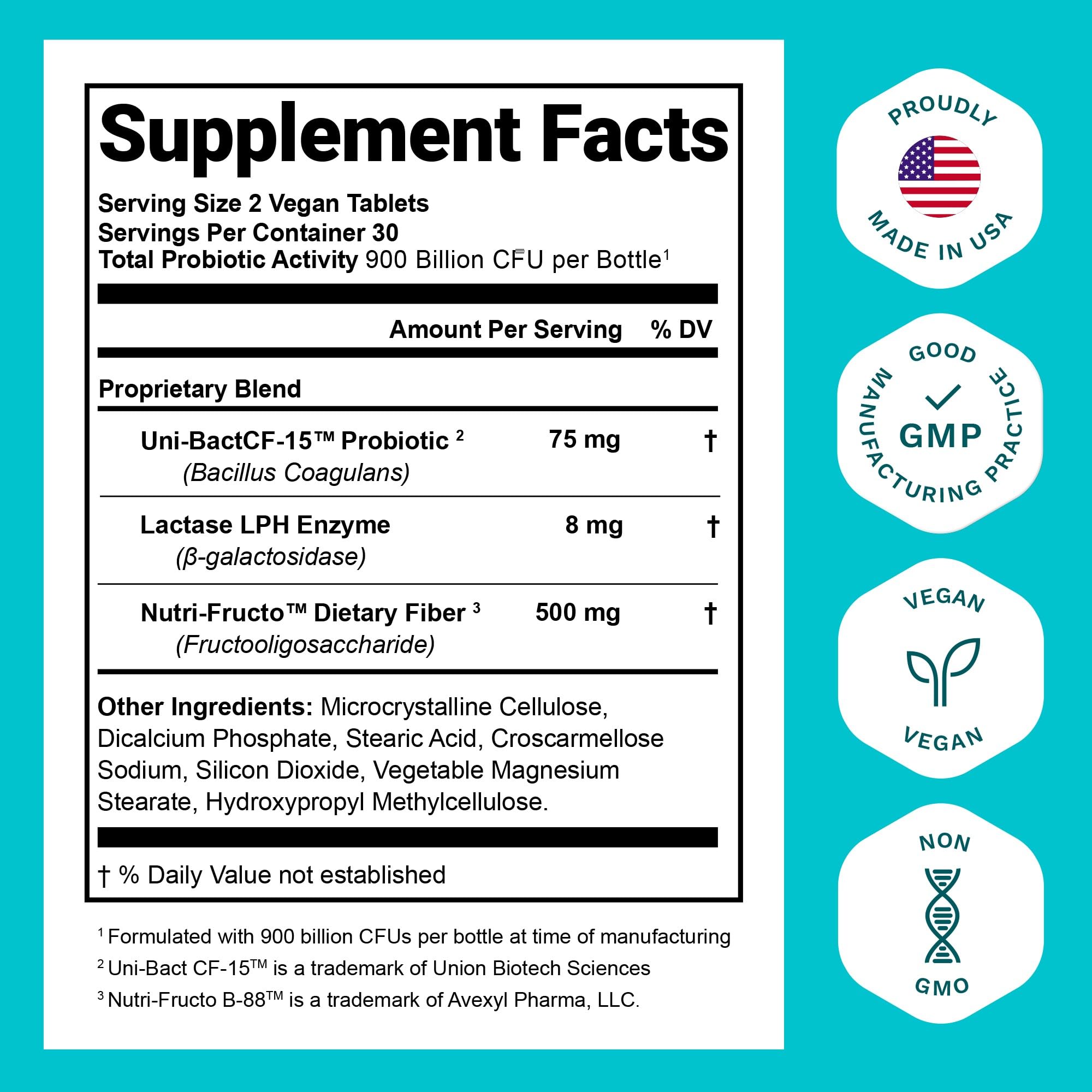 Nutrition Essentials GMP Certified Probiotic Dietary Supplement – 6 Bottles, 360 Capsules