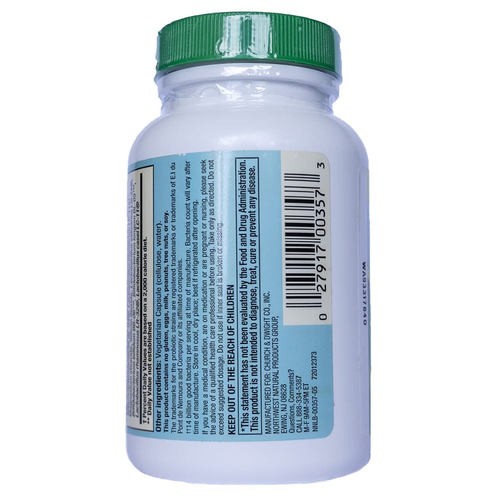 Nutrition Now Pb8 Acidophilus Veg Capsules 120 ct – Vegetarian Probiotic Supplement
