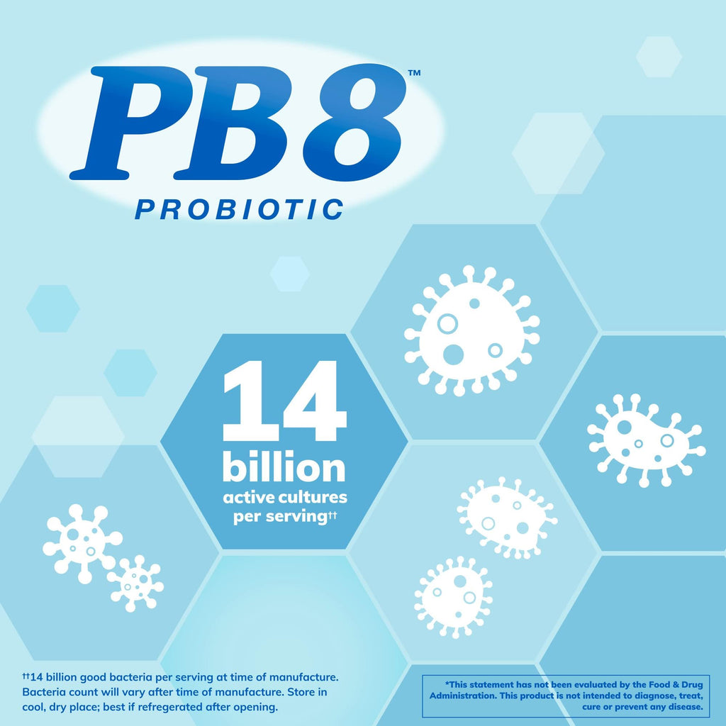 Nutrition Now PB 8 Probiotic Acidophilus For Life - 14 Billion CFU, 8 Strains, Vegetarian (120 Count)