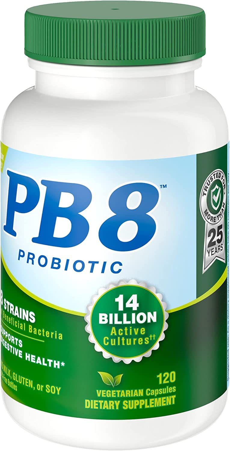 Nutrition Now PB 8 ProBiotic Acidophilus Vegetarian - 120 VegCap, 2 Pack