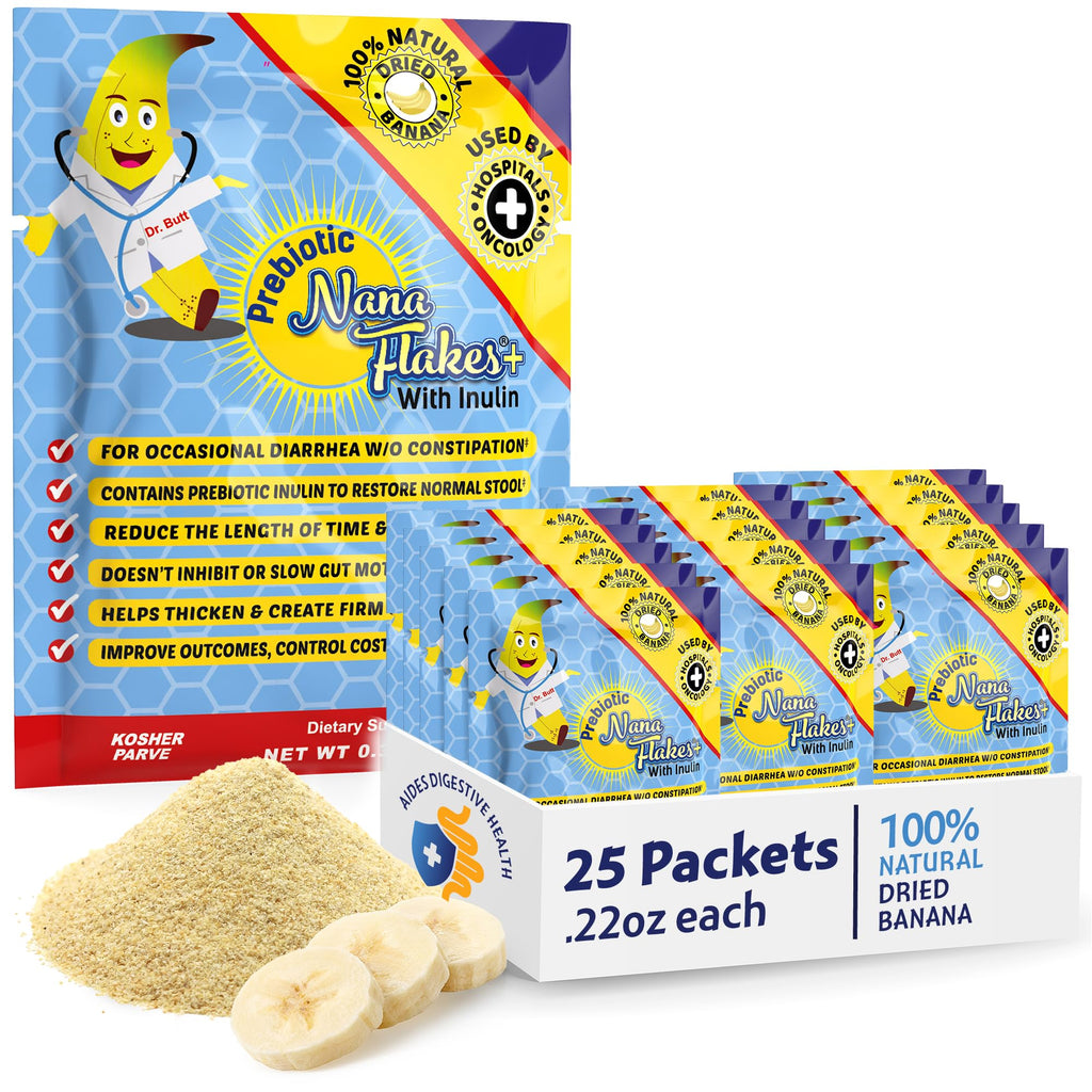 Nutritional Designs Nana Flakes with Inulin – 100% Banana, Prebiotic Fiber, Digestive Wellness