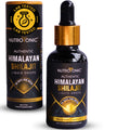 NutroTonic Himalayan Shilajit Liquid Drops - 30ml, 60 Days Sun-Dried, Gold Grade A+