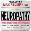 Nuturna Neuropathy Nerve Relief Cream – Fast-Acting, Paraben-Free, USA Made 4oz
