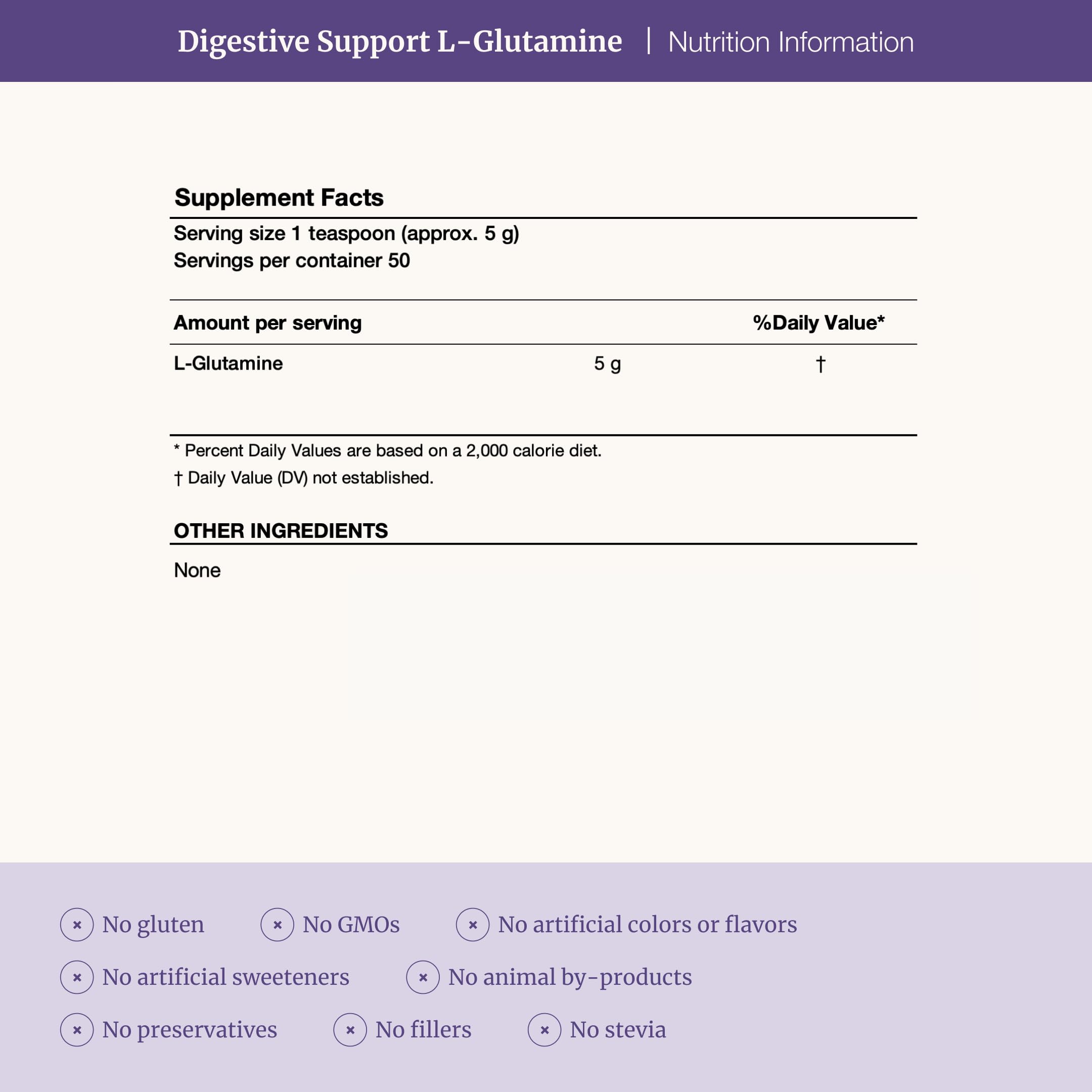 Nuzest Bethany’s Pantry – Digestive Support L-Glutamine Powder – 8.8 oz (50 Servings)