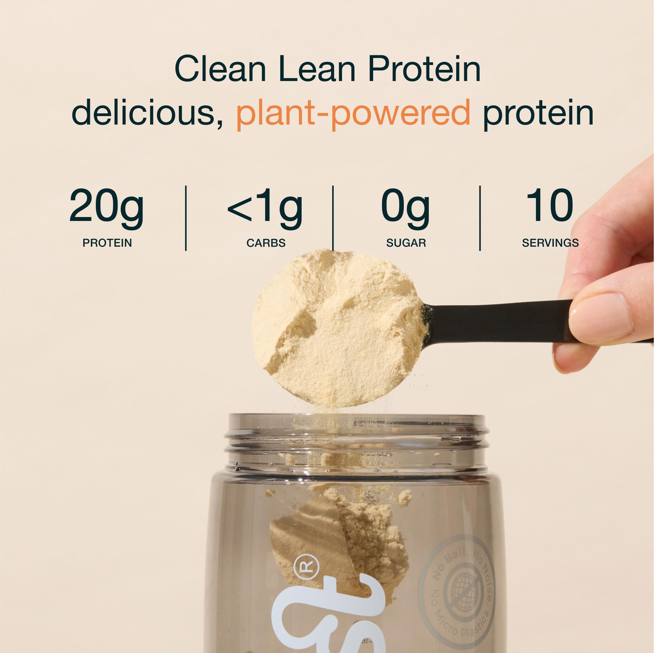 Nuzest Pea Protein Powder – Clean Lean Plant-Based Protein, Dairy Free
