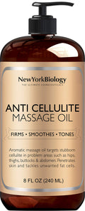 New York Biology Anti Cellulite Massage Oil 8 oz – 100% Natural Oils