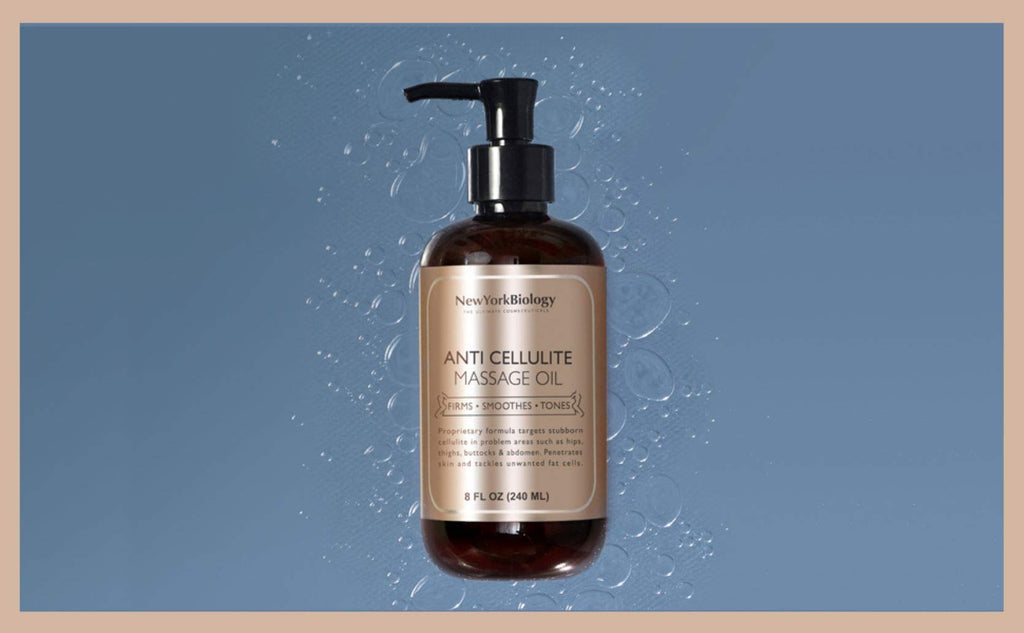 New York Biology Anti Cellulite Massage Oil 8 oz – 100% Natural Oils