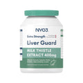 NYO3 Milk Thistle Liver Detox Supplement 400mg - 60 Capsules | Liver Health & Antioxidant Support