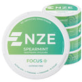 NZE Caffeine Free Nootropic Pouches – Spearmint, Alpha GPC, L-Tyrosine & L-Theanine | No Sugar or Artificial Sweeteners | 15 Pouches/Can, 5 Pack