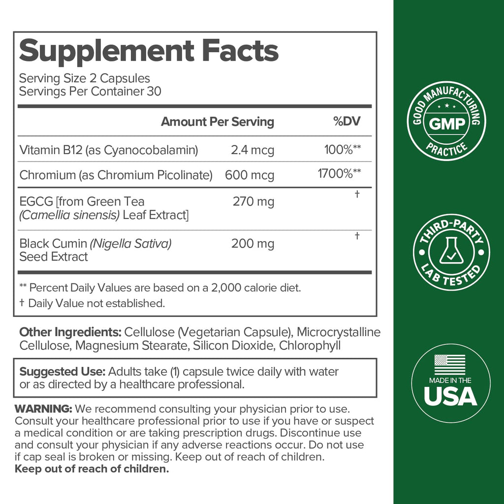 O Positiv Moto Women's Metabolism Support - Energy, Cravings, Vegan Capsules (30 Servings)