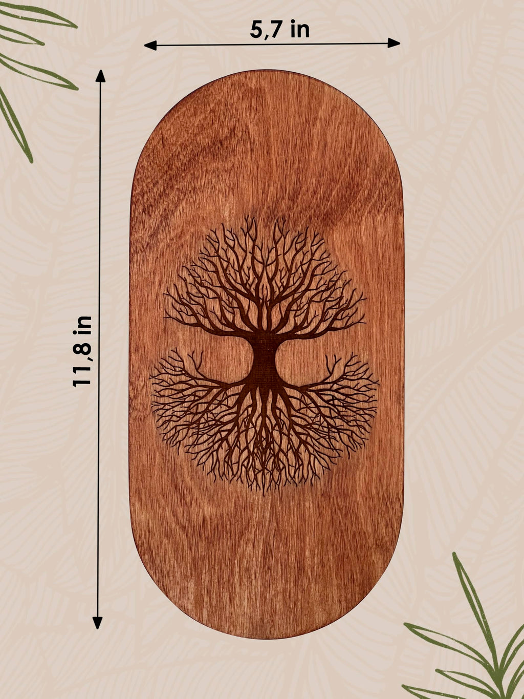 Wooden Yoga Board with Nails for Acupressure & Meditation | Sadhu Board