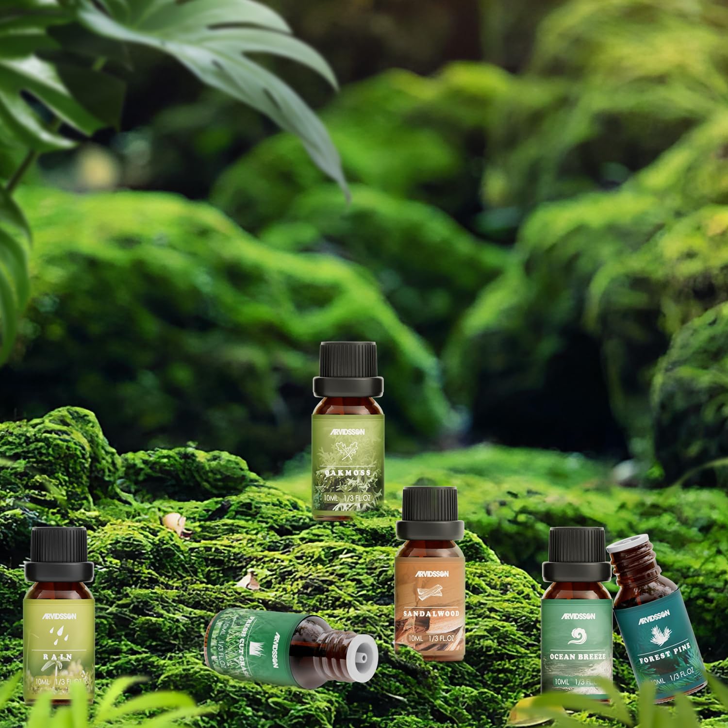 Nature Essential Oils Set | ARVIDSSON Natural Fragrance Oils for Candle Making