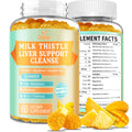 OALSE Liver Cleanse Detox & Repair 2000 mg Milk Thistle Gummies – Mango Pineapple, Gluten-Free, 60 Count