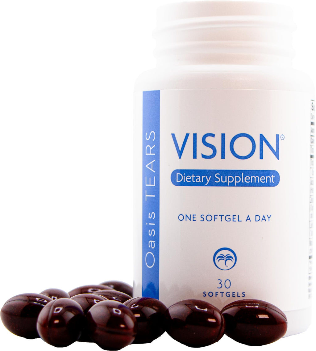 Oasis TEARS VISION ON3010 – Eye Health Dietary Supplement with Maqui Berry, Astaxanthin, Zeaxanthin, Lutein & DHA | 30 Softgels