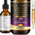 Oasisforce Organic Milk Thistle Liquid Drops for Liver Support – 2 fl oz