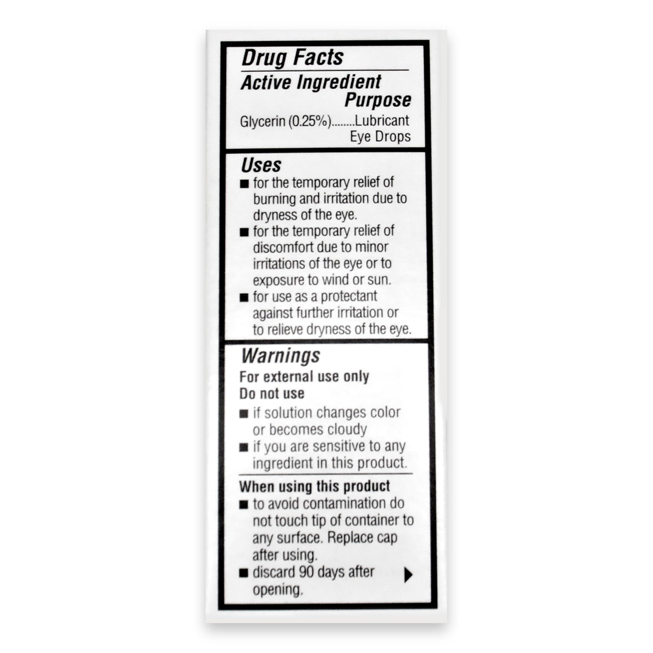 Oasis Tears OT6400 PF Preservative-Free Eye Drops | Dry Eye Relief, 0.34 fl oz