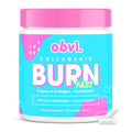 Obvi Multi Collagen Burn Fast | Hydrolyzed Collagen Peptides Types I, II, III, V, X | Keto & Gluten Free | 30 Servings