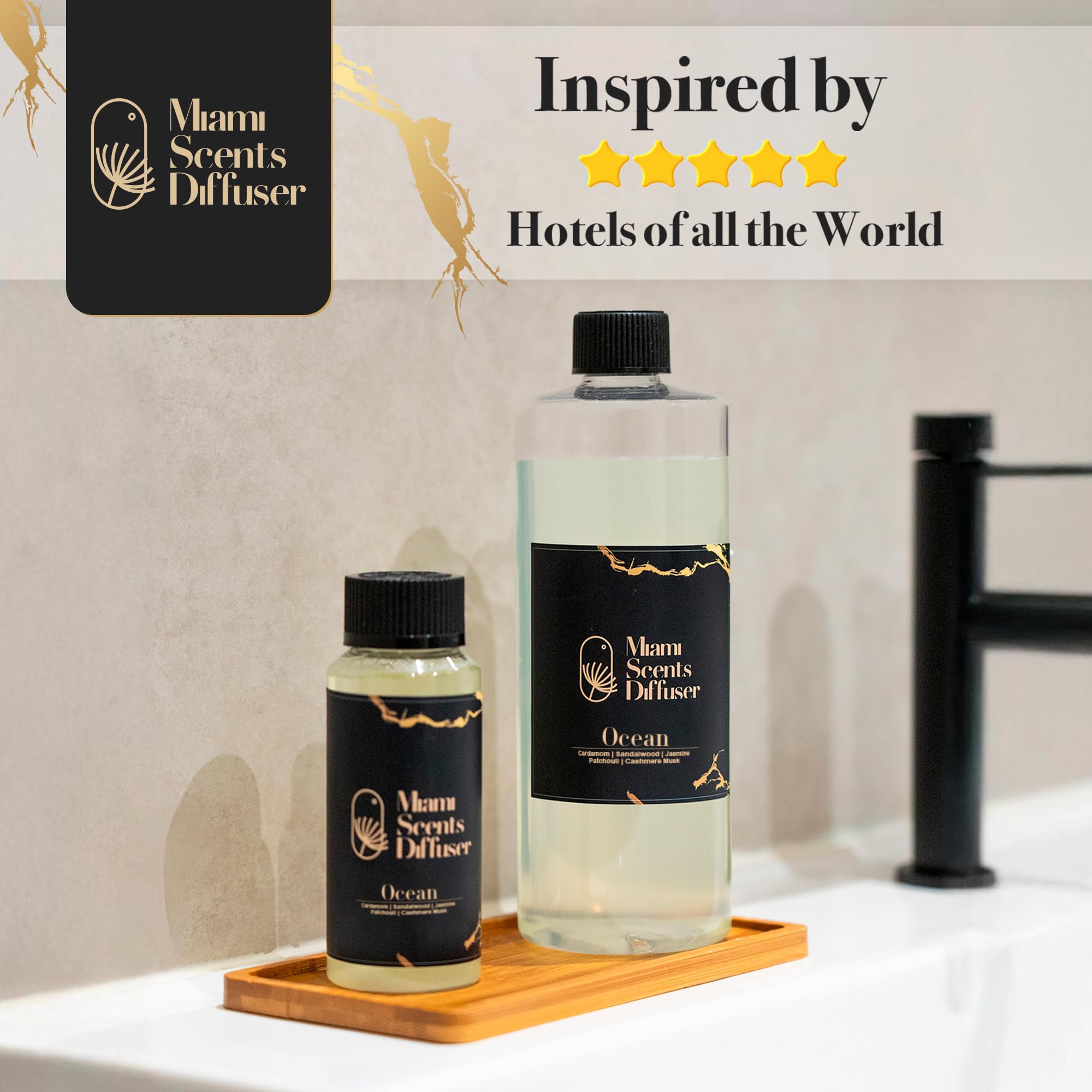 Ocean My Way Scent – The One Hotel Inspired Essential Oils for Diffusers (4 oz / 120 ml)