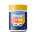 Oceanblue Omega 3 Supplement for Women | Burpless Fish Oil 720mg + Vitamin D3 | Heart & Immune Support | Molecularly Distilled Orange Flavor (30 Count One a Day Omega)