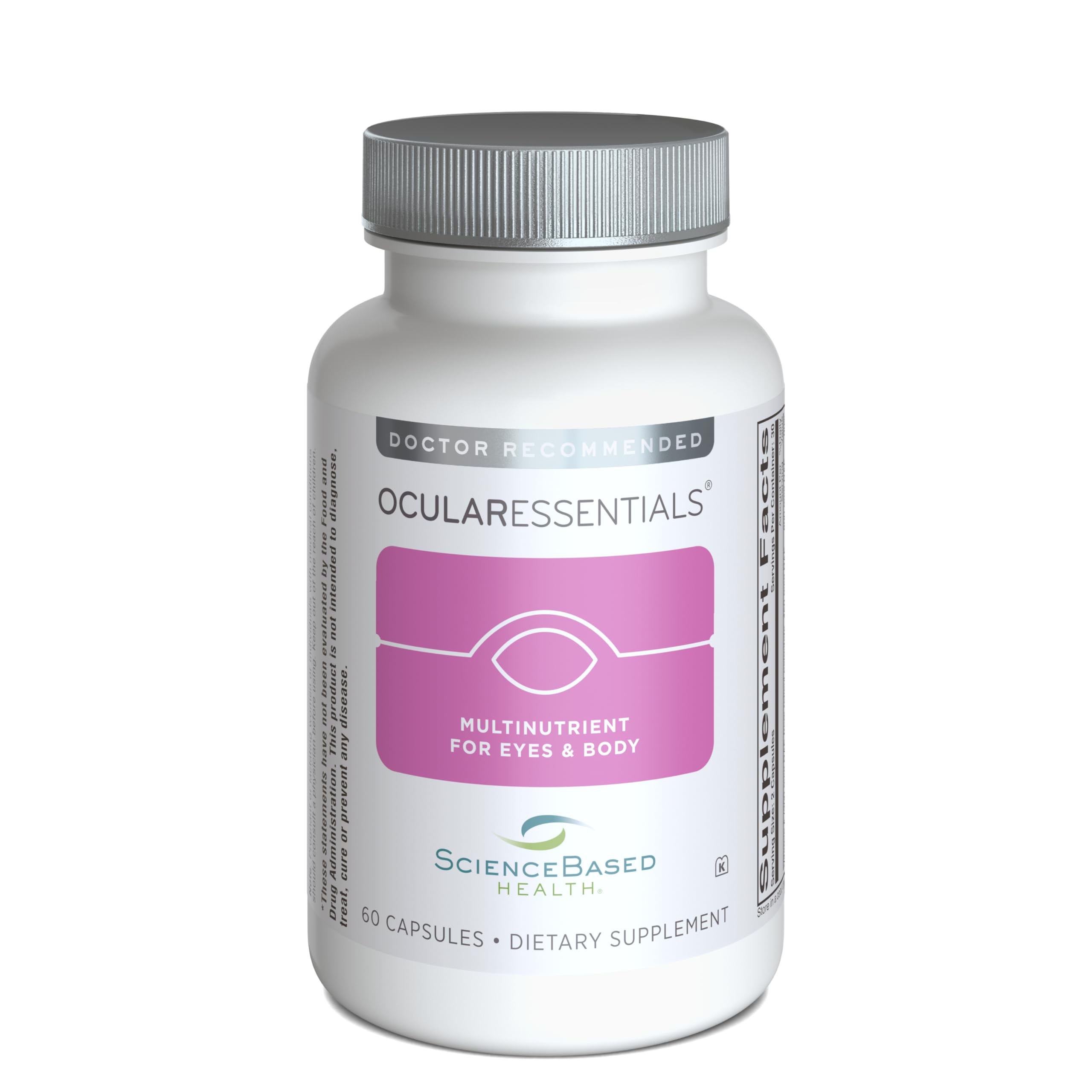 OcularEssentials Daily Multivitamin for Eye Health – 60 Capsules | Lutein, Zeaxanthin & Antioxidants