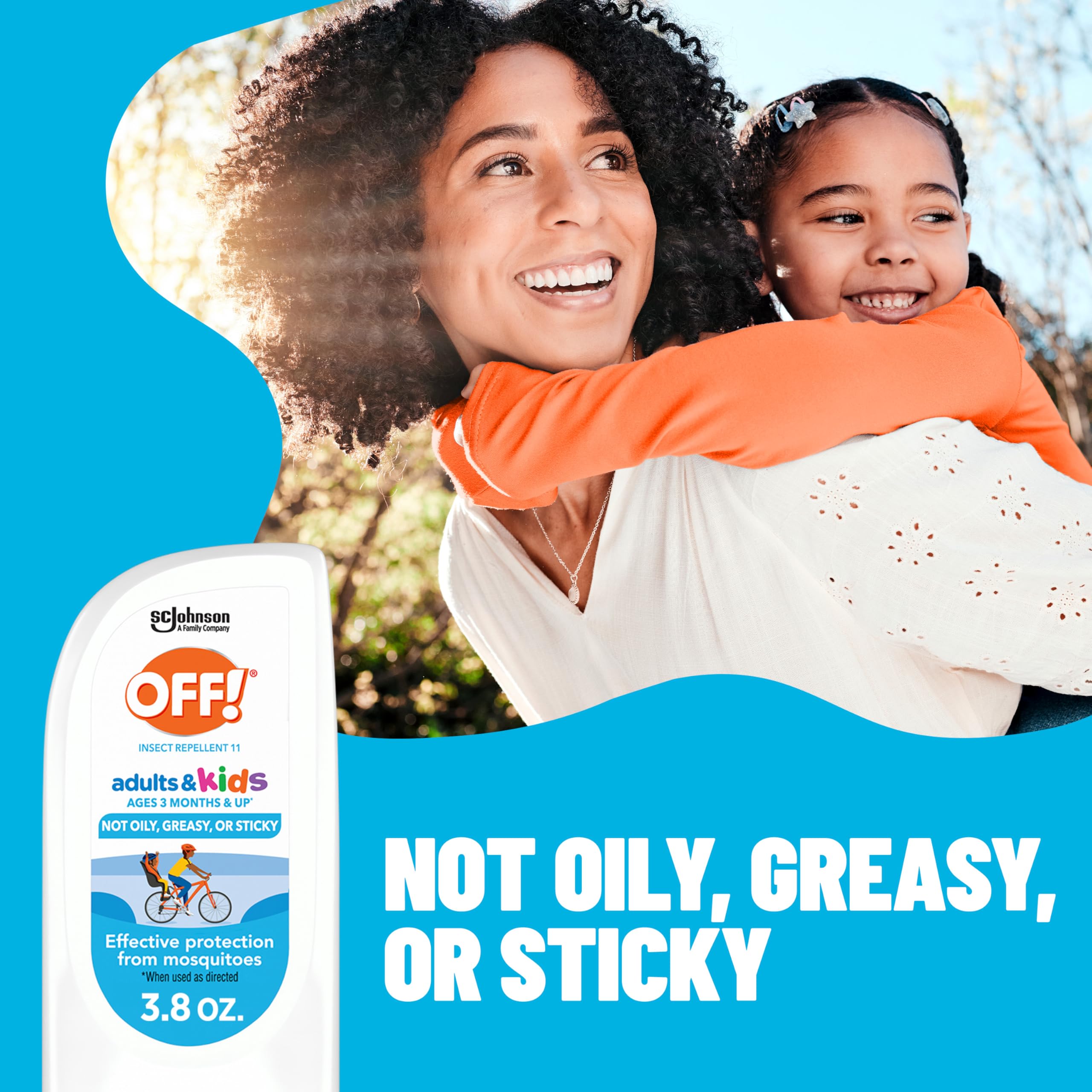 OFF! Insect Repellent Lotion for Adults & Kids – Fragrance-Free, Picaridin, 3.8 oz