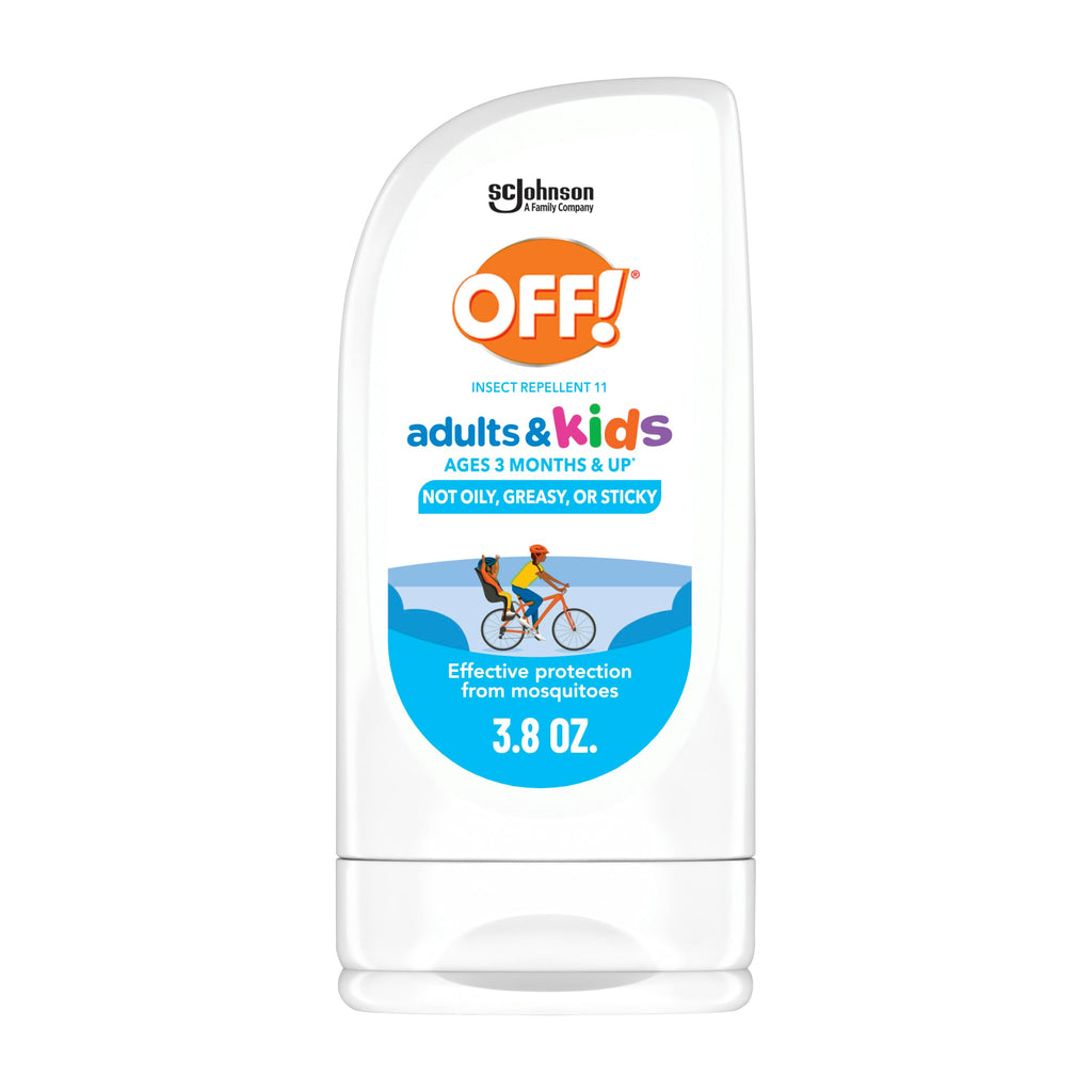 OFF! Insect Repellent Lotion for Adults & Kids – Fragrance-Free, Picaridin, 3.8 oz