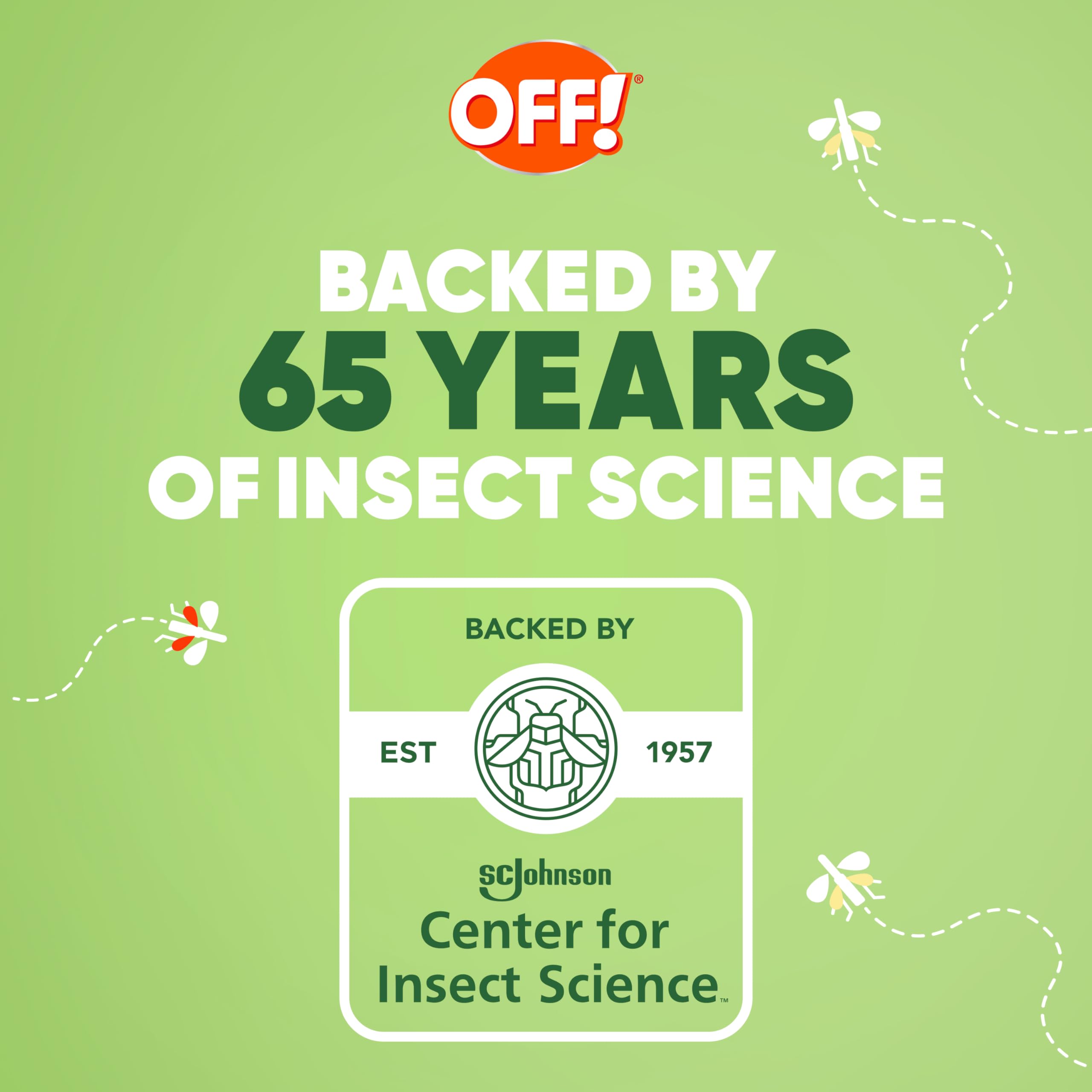 OFF! Deep Woods Insect Repellent Aerosol — Dry, Non-Greasy 25% DEET, 4 oz, 4 Count