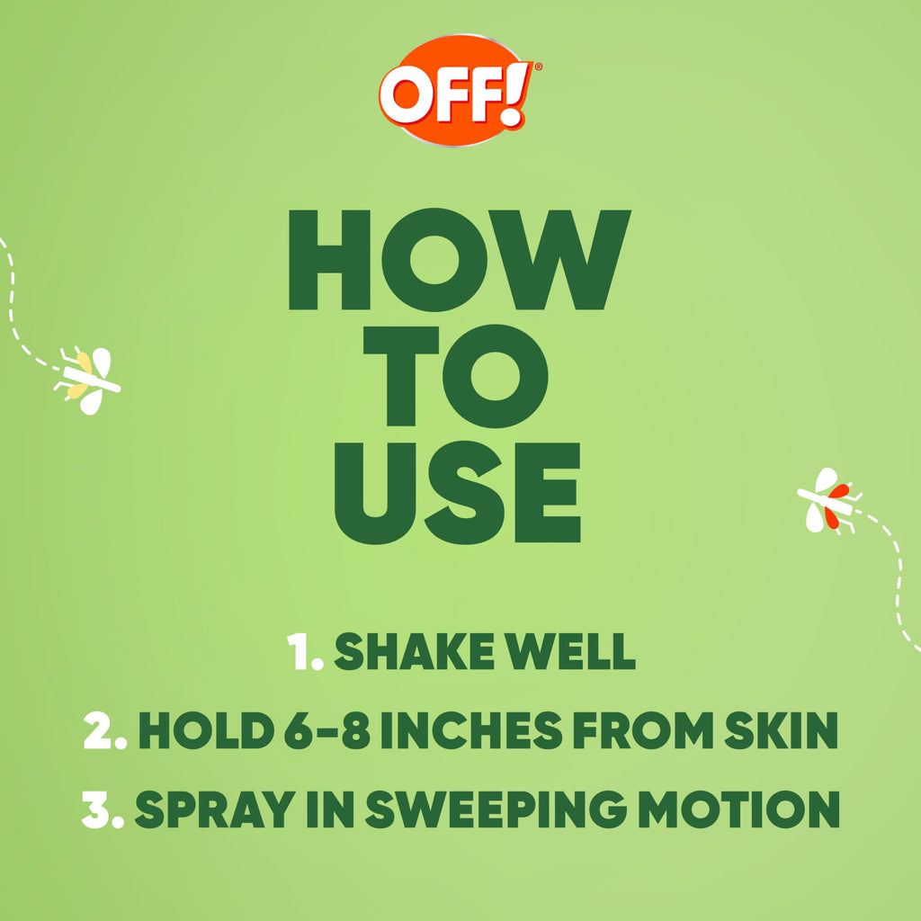 OFF! Deep Woods Insect Repellent Aerosol — Dry, Non-Greasy 25% DEET, 4 oz, 4 Count