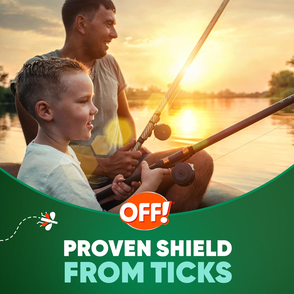 OFF! Deep Woods Mosquito & Insect Repellent Wipes – 12 Towelettes, 8-Hour Protection