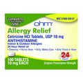 Ohm Cetirizine 10 mg – All Day Allergy Relief (100 Count)