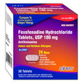 Ohm Non-Drowsy Fexofenadine 180mg Allergy Relief Tablets 30 Count – Indoor & Outdoor