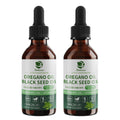 Lukaree 4-in-1 Oil of Oregano with Black Seed Oil – 80% Carvacrol, 2 oz, 2-Pack (Vegan, Non-GMO)