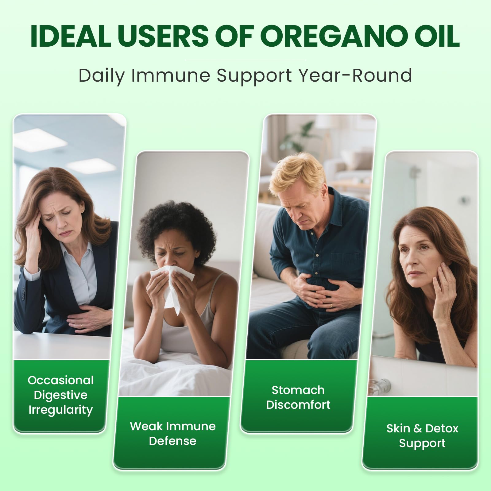 Oil of Oregano with Black Seed Oil Capsules Organic - Immune, Gut & Respiratory Support | 150 Ct
