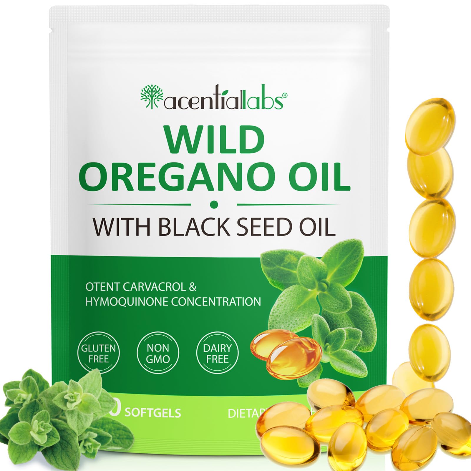 Oil of Oregano Softgel with Black Seed Oil – Immune Support