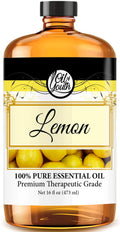 Oil of Youth - Lemon Essential Oil (16oz Bulk) Pure Therapeutic Grade Essential Oil for Aromatherapy, Diffuser, Skin Therapy, Calming