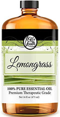 Oil of Youth Lemongrass Essential Oil – 16oz Therapeutic Grade for Aromatherapy