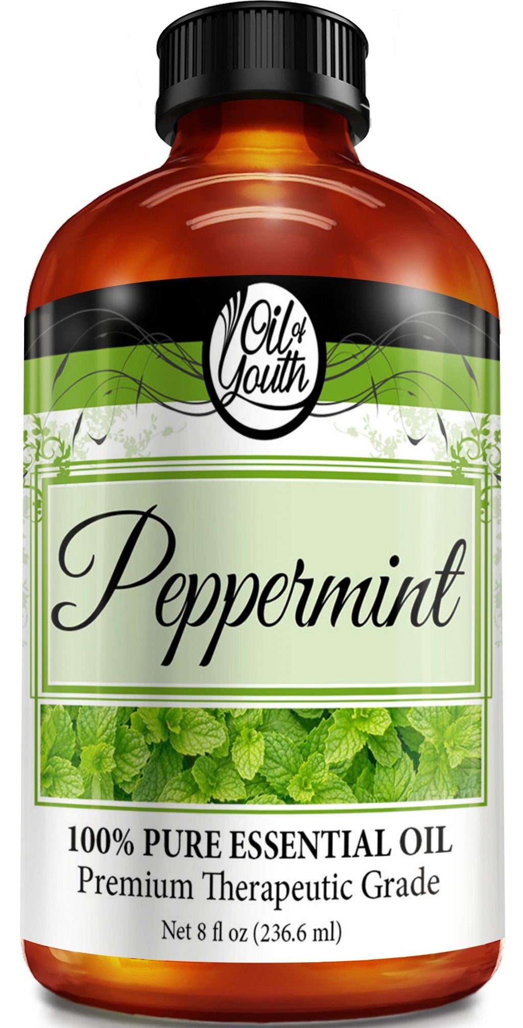 Oil of Youth Peppermint Essential Oil 8 oz - Aromatherapy Grade