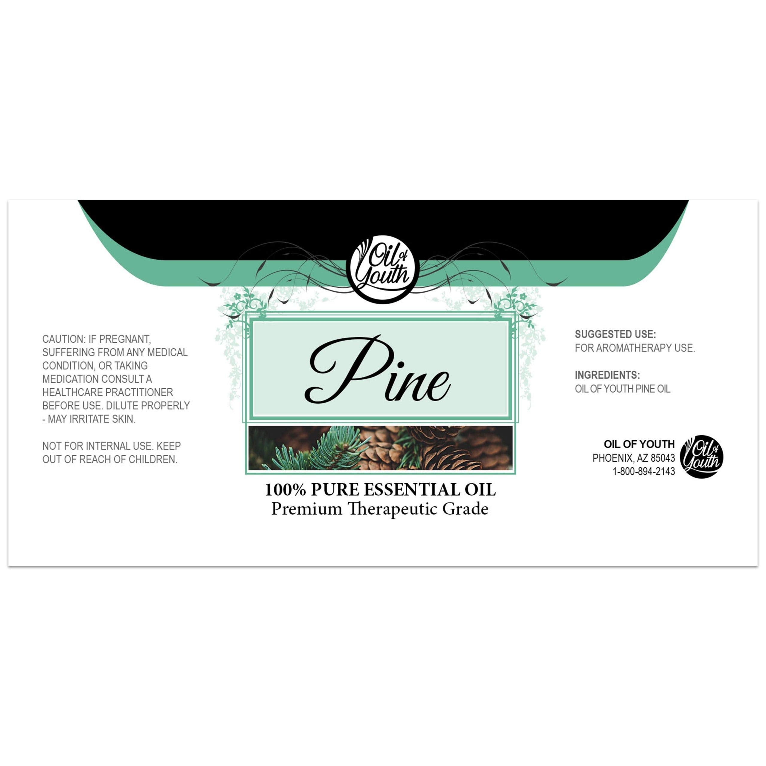 Oil of Youth Pine Essential Oil 4oz | Premium Pine Oil (4 Fl Oz)