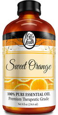 Oil of Youth Sweet Orange Essential Oil 8oz - Pure Citrus for Aromatherapy