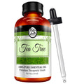 Oil of Youth Tea Tree Essential Oil – 4 oz Therapeutic Grade with Dropper