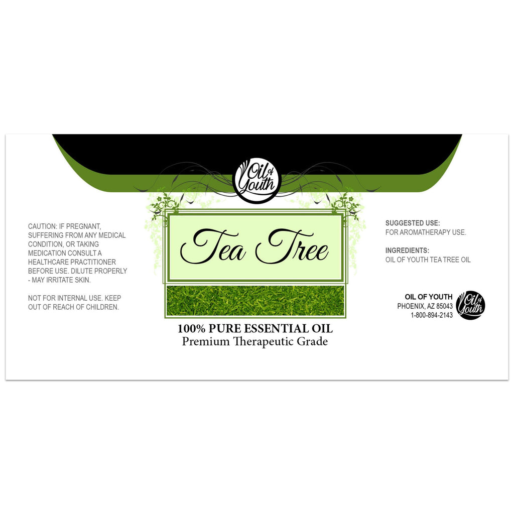 Oil of Youth Tea Tree Essential Oil - 8 Fl Oz Bulk | Pure, Diffuser-Quality