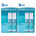 Olabs Dry Mouth Spray – Sugar Free, Alcohol Free Mint with Xylitol, 2 Pack Travel Size