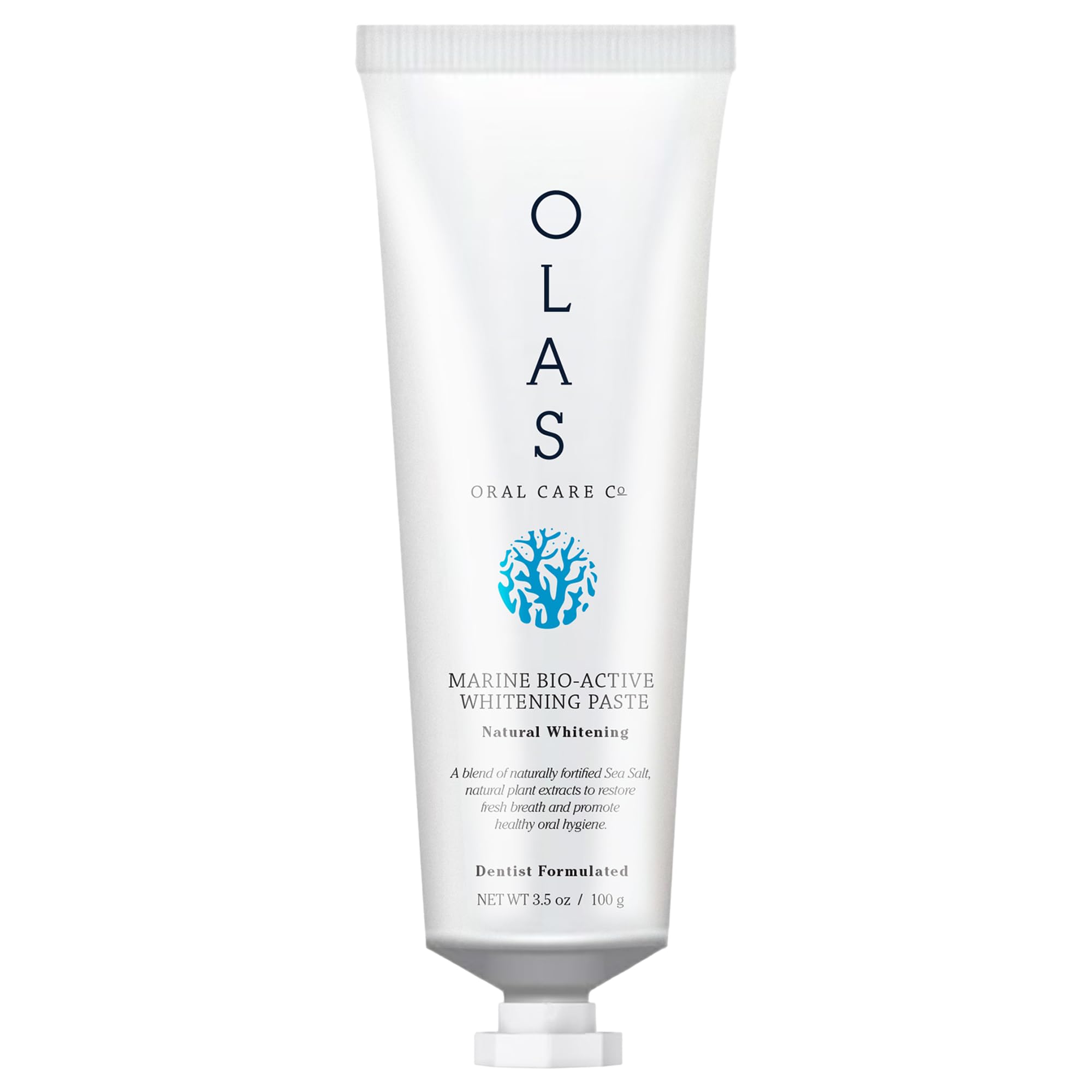 OLAS Marine Bio-Active Toothpaste – Whitening, SLS Free & Fluoride Free (3.5oz)