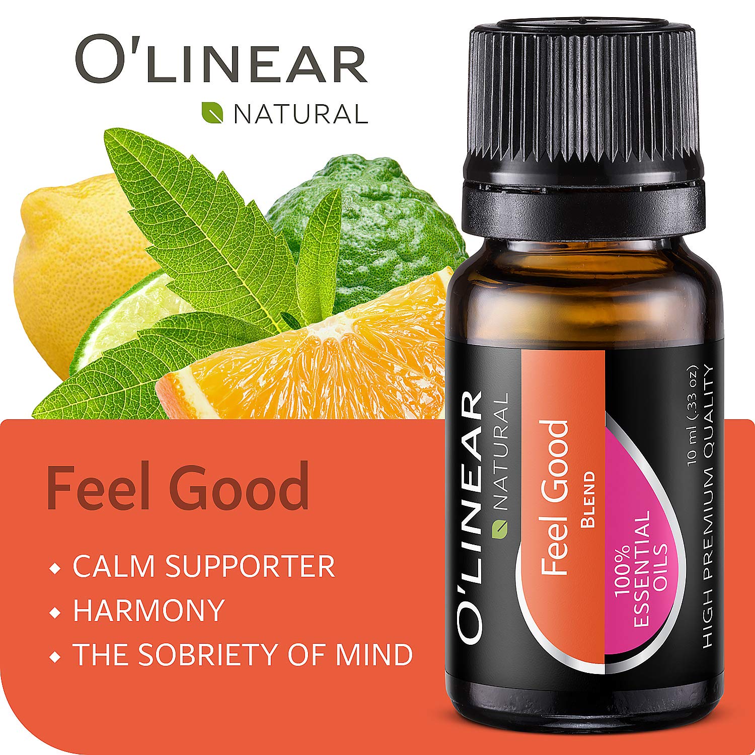 O'linear Essential Oils 6 Blends Set – Diffuser Oils for Humidifiers and Aromatherapy